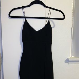 Black body con mini dress
